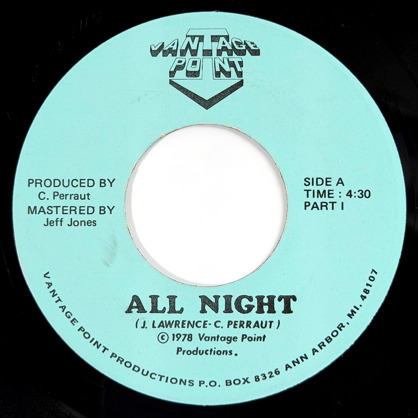Vantage Point - All Night / Part 2 [1978 US Original Press - Vantage Point Productions None] (7inch)_1