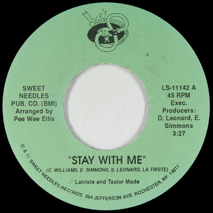 Latriste and Taalor Made - Stay With Me / If Your Love Is Real [- US Original Press - Sweet Needles LS-11142] (7inch)_1