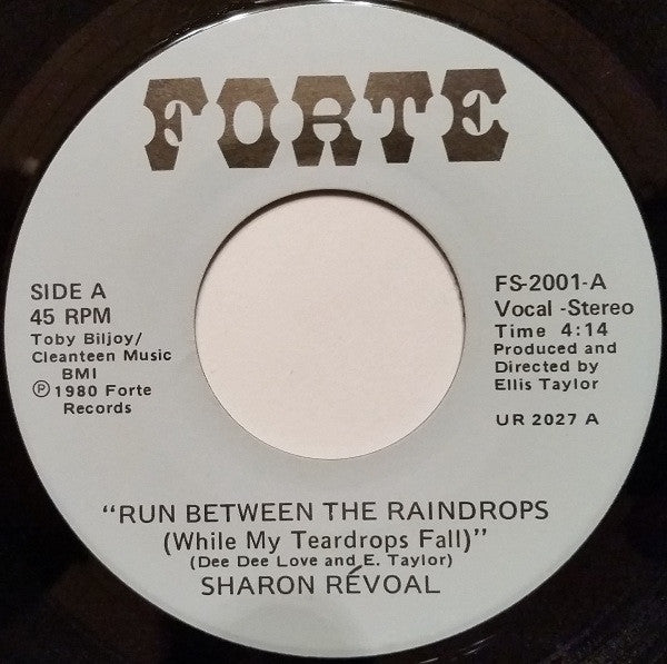 Sharon Revoal - Reaching For Our Star / Run Between The Raindrops [1980 US Original Press - Forte FS-2001] (7inch)_1