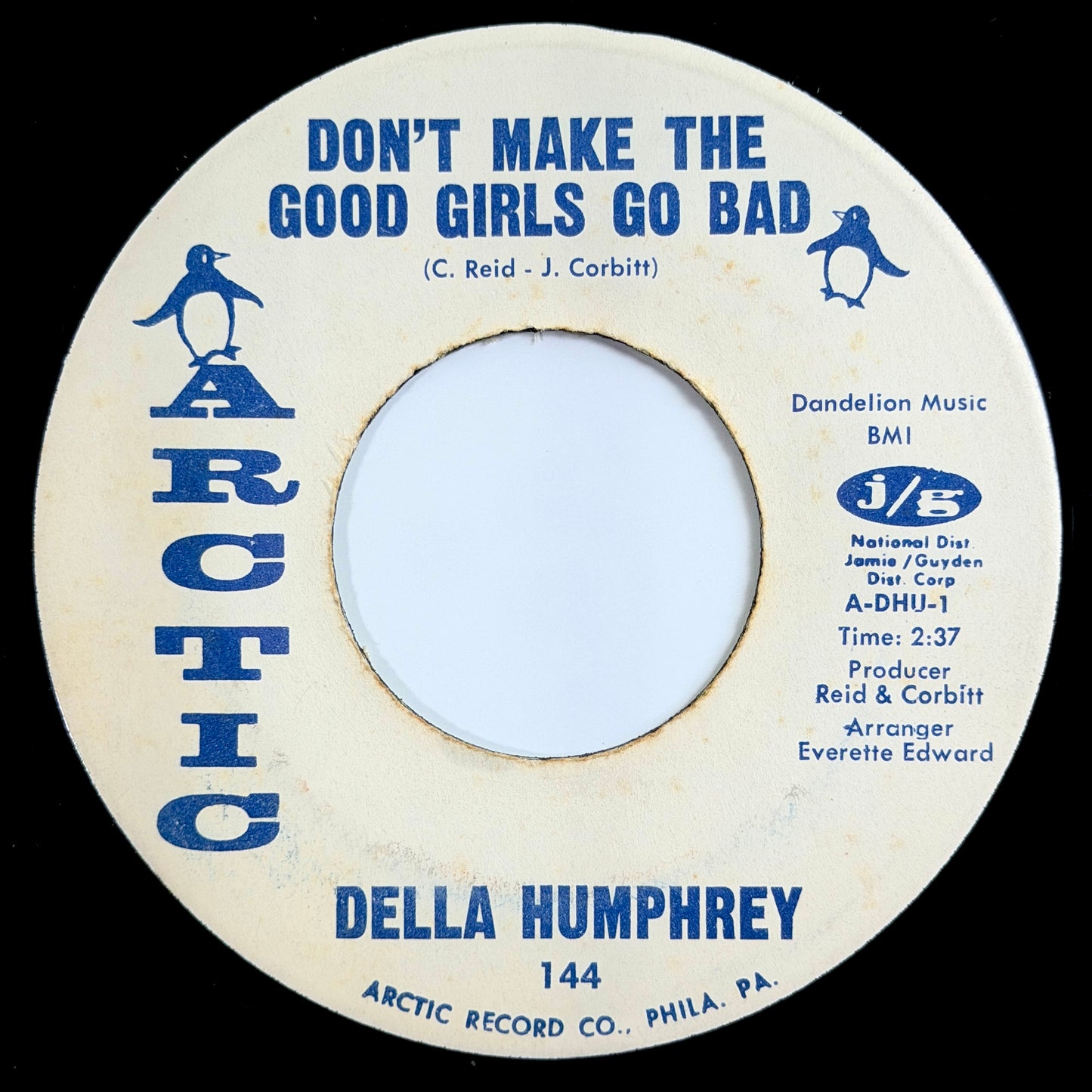 Della Humphrey - Don't Make The Good Girls Go Bad / Your Love Is All I Need [1968 US Original Press - Arctic 144] (7inch)_1