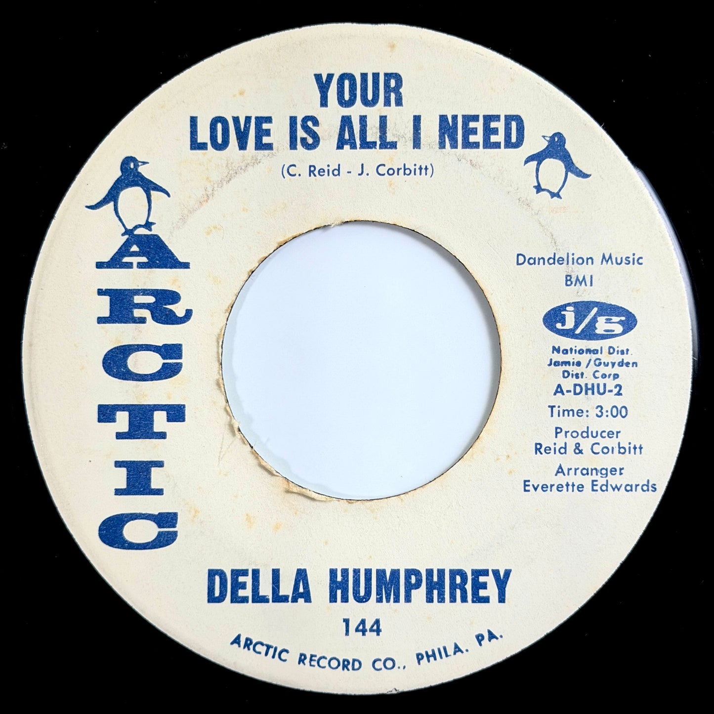 Della Humphrey - Don't Make The Good Girls Go Bad / Your Love Is All I Need [1968 US Original Press - Arctic 144] (7inch)_2