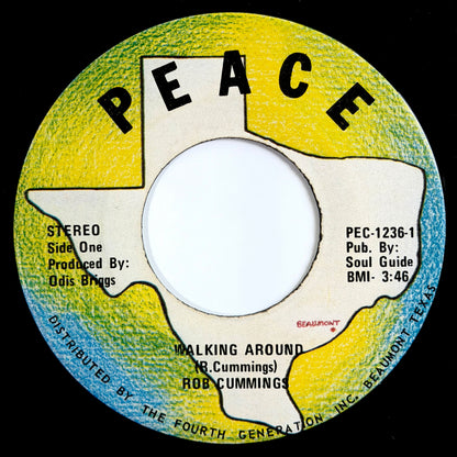 Rob Cummings - Walking Around [- US Original Press - Peace PEC-1236-1] (7inch)_1