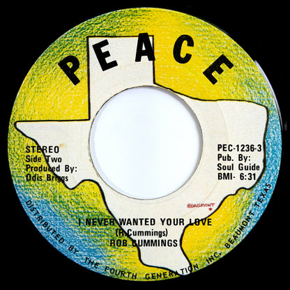 Rob Cummings - Walking Around [- US Original Press - Peace PEC-1236-1] (7inch)_2