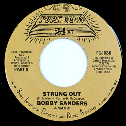 Bobby Sanders & Magic - Strung Out / Part 2 [1976 US Original Press - Pure Gold 24kt PG-102] (7inch)_2
