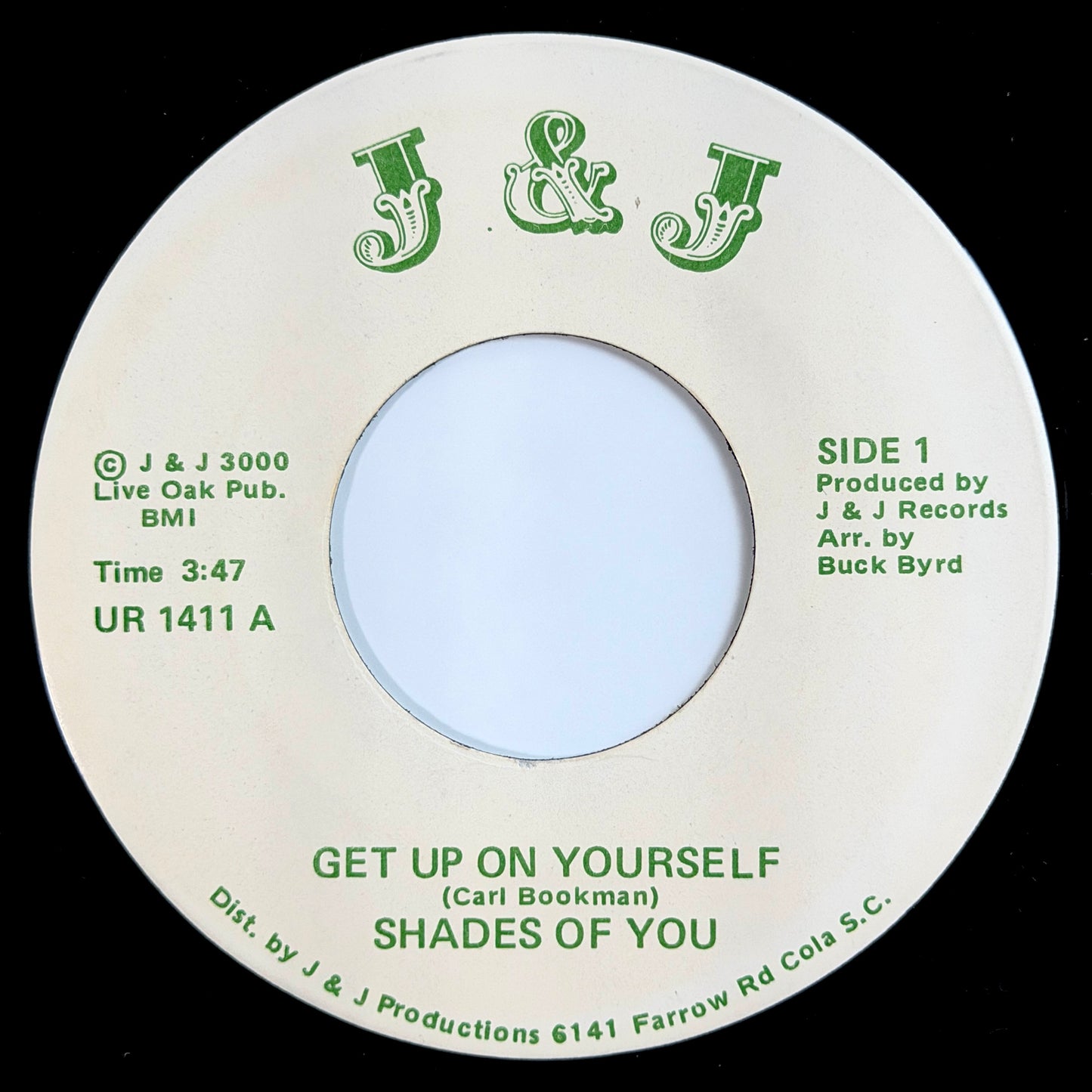 Shades Of You - Get Up On Yourself / With The Help Of Your Love [1979 US Original Press - J & J UR 1411] (7inch)_1