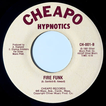 Hypnotics - Music To Make Love To / Fire Funk [1981 US Original Press - Cheapo CH-001] (7inch)_2