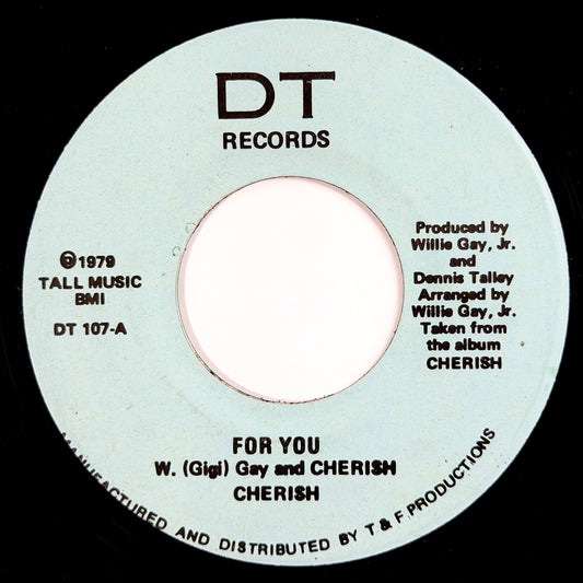 Cherish - For You / Tomorrow's Child [1979 US Original Press - DT 107-A/B] (7inch)_1