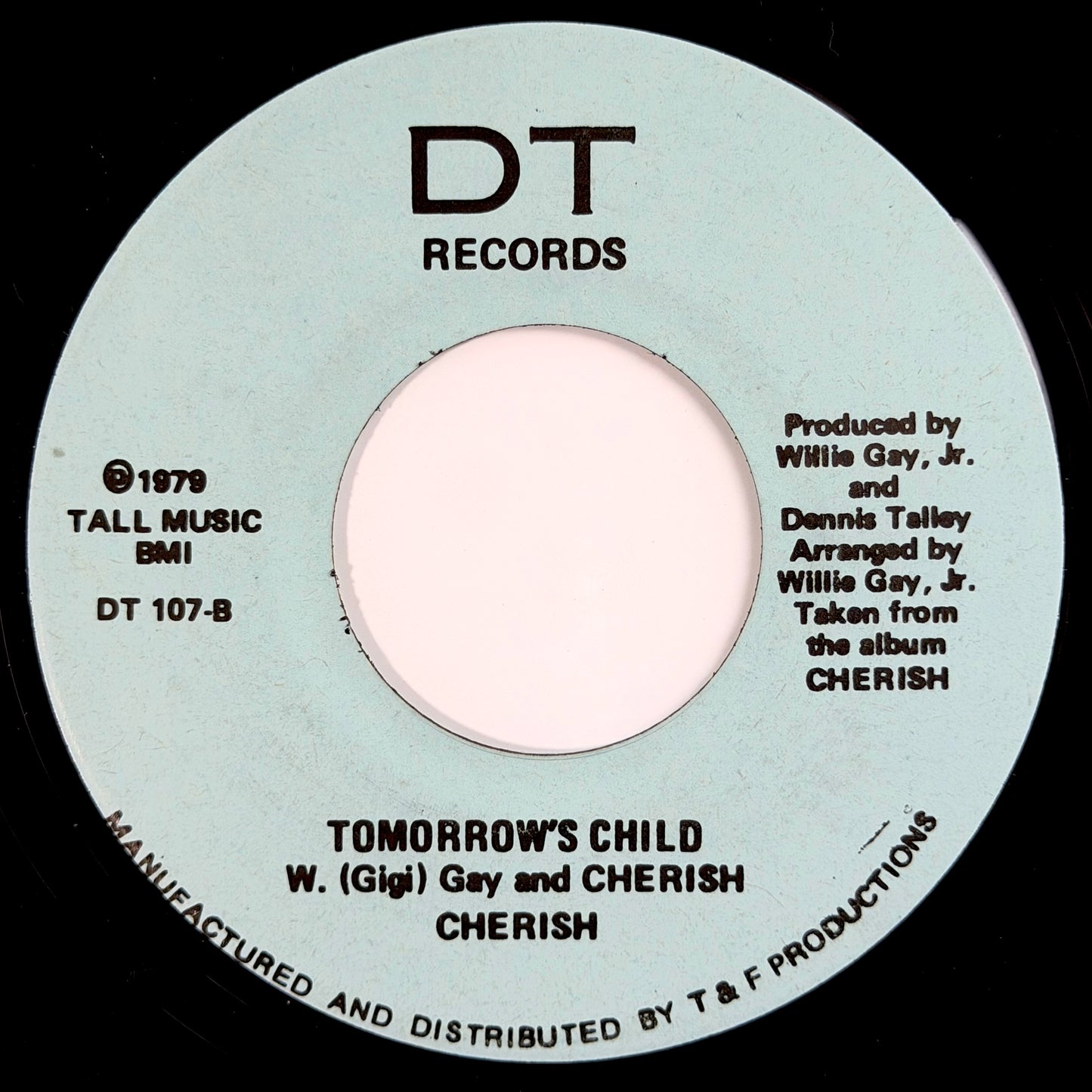 Cherish - For You / Tomorrow's Child [1979 US Original Press - DT 107-A/B] (7inch)_2