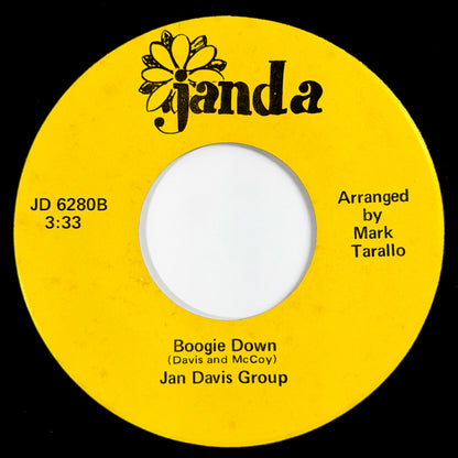 Jan Davis Group - Boogie Down / Are You Thinking Of Me [- US Original Press - Janda JD 6280] (7inch)_2