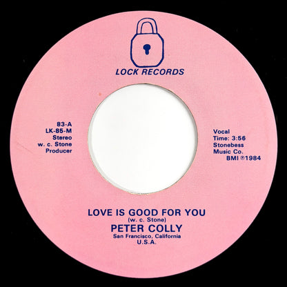 Peter Colly - Fading Day / Love Is Good For You [1984 US Original Press - Lock 83] (7inch)_1