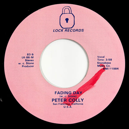 Peter Colly - Fading Day / Love Is Good For You [1984 US Original Press - Lock 83] (7inch)_2