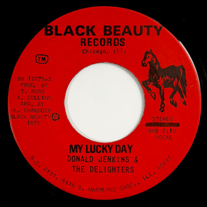 Donald Jenkins & Delighters - Music Revolution / My Lucky Day [1975 US Original Press - Black Beauty BB 12075] (7inch)_2