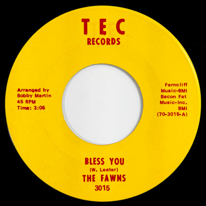 Fawns - Bless You / Girl In Trouble [1970 US Original Press - Tec 3015] (7inch)_1