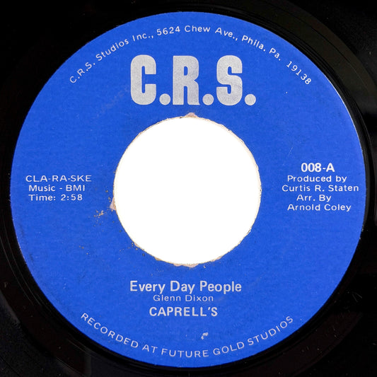 Caprell's - Every Day People / Which One Will It Be [- US Original Press - C.R.S. 008] (7inch)_1