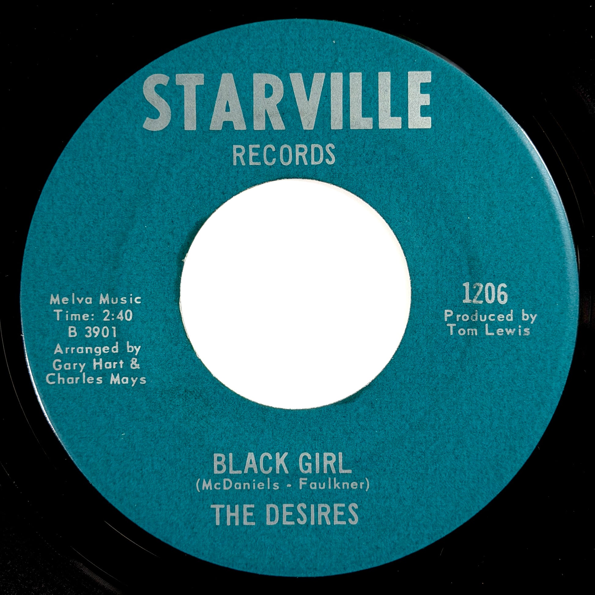 Desires - Oh What A Lonely Night / Black Girl [- US Original Press - Starville 1206] (7inch)_2