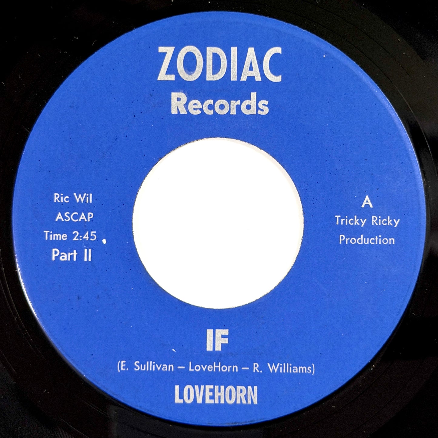 Lovehorn - IF / Part 2 [- US Original Press - Zodiac Z-1031] (7inch)_2