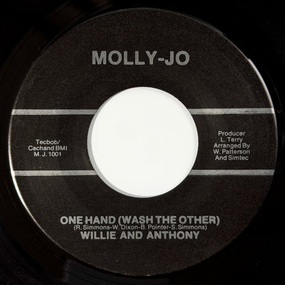 Willie and Anthony - One Hand (Wash The Other) / Selfish Lover [- US Original Press - Molly-Jo M. J. 1001] (7inch)_1