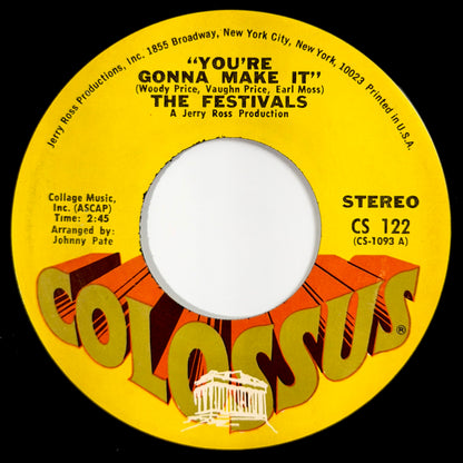 Festivals - So In Love / You're Gonna Make It [1970 US Original Press - Colossus CS 122] (7inch)_1