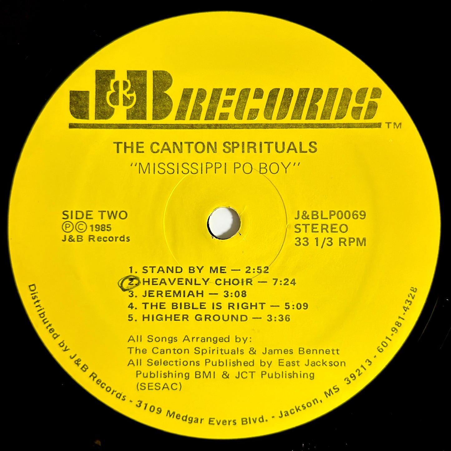 Canton Spirituals - Mississippi Po Boy