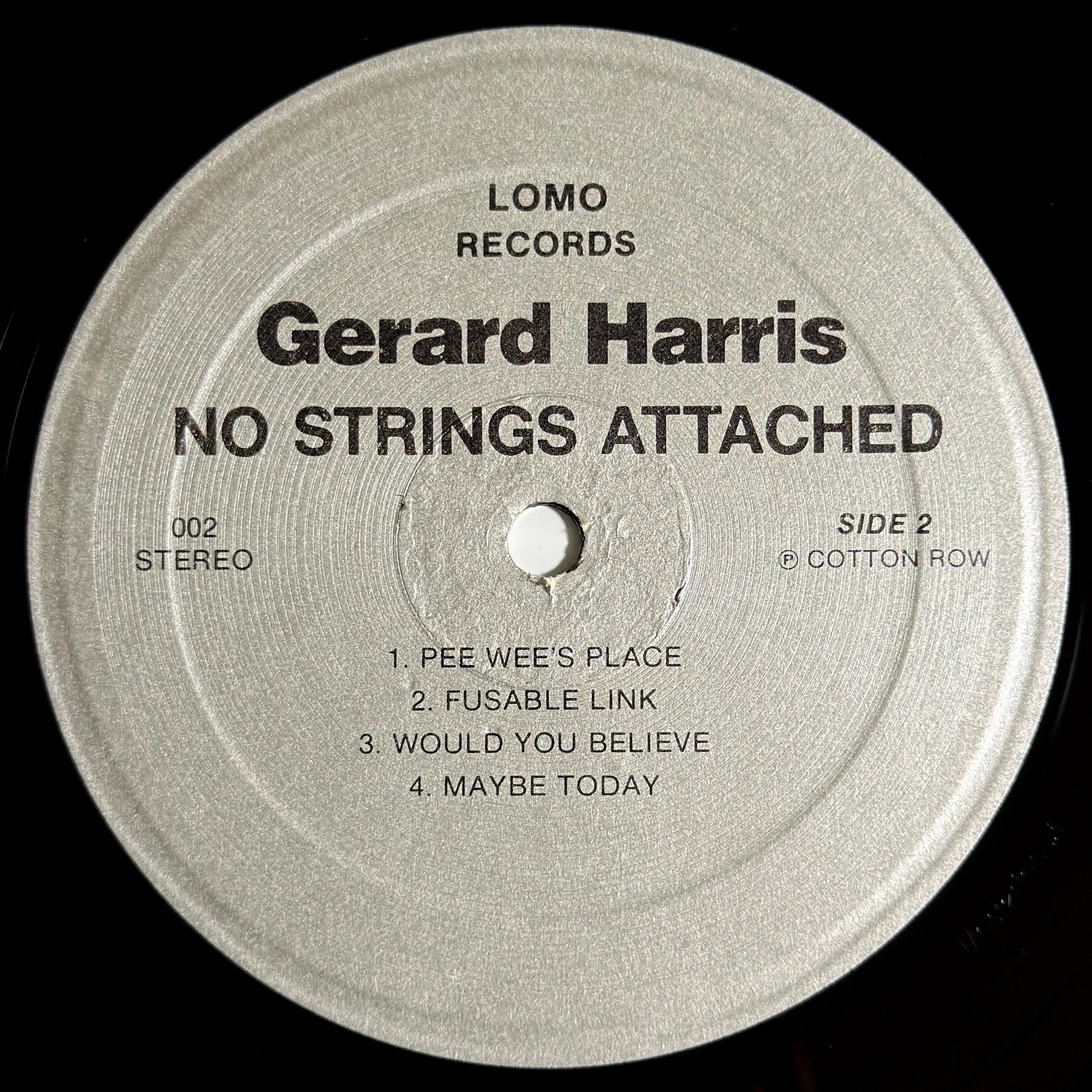 Gerard Harris - No Strings Attached [1983 US Original Press - Lomo 002] (LP)_3