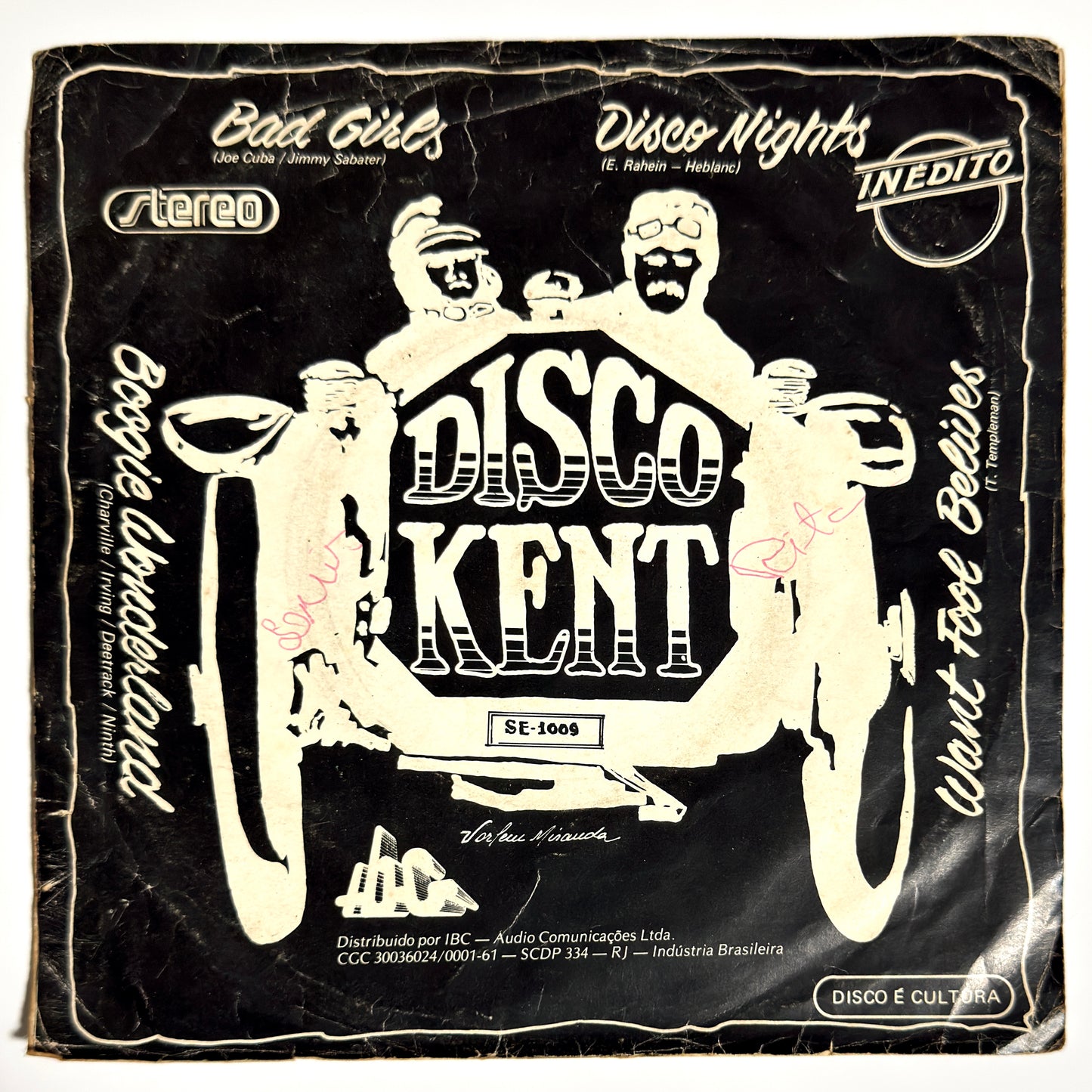 Disco Kent - 4 Tracks EP [- Brazil Original Press - IBC Discos IBC-1009] (7inch)_2