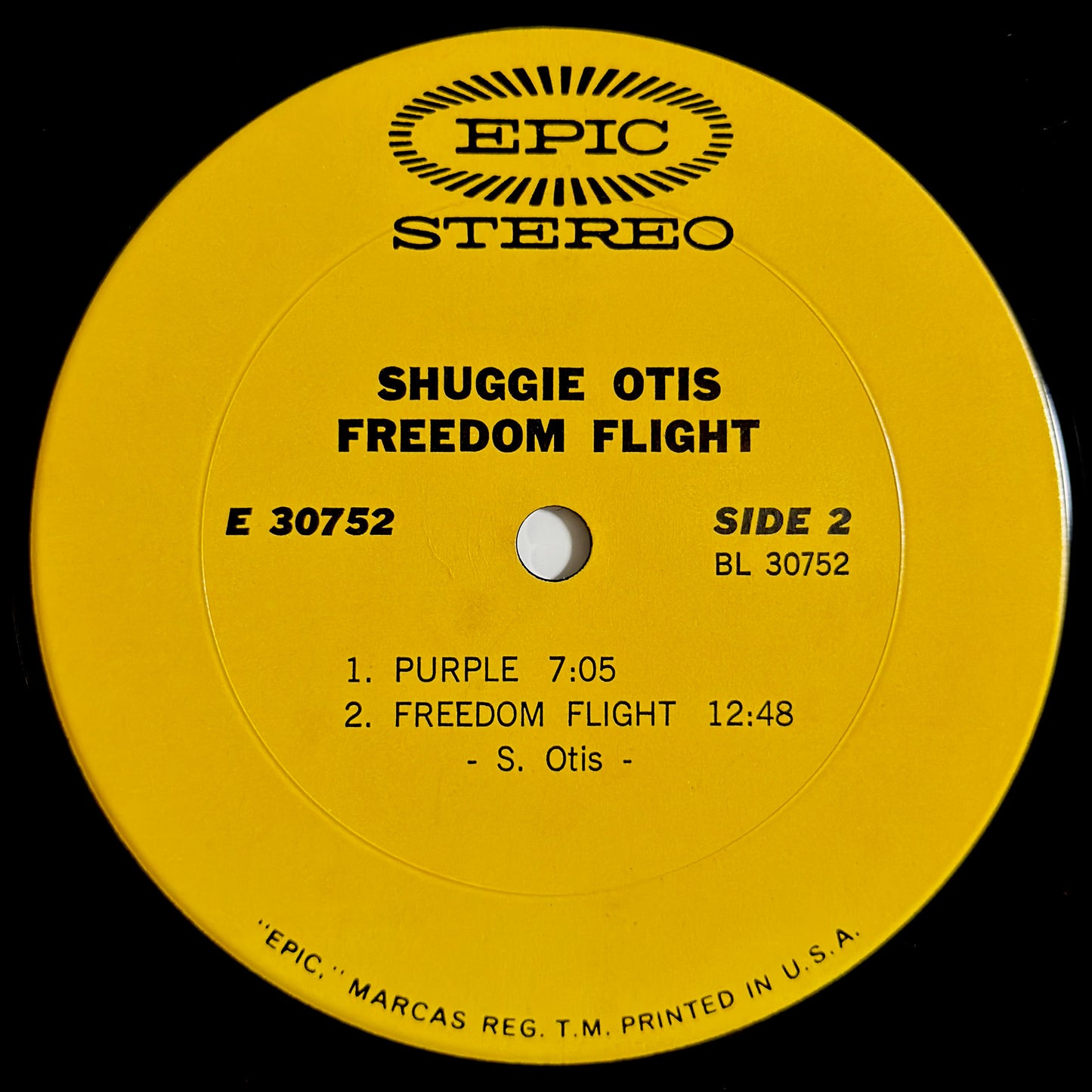 Shuggie Otis - Freedom Flight [1971 US Original Yellow Label Press - Epic E 30752] (LP)_4
