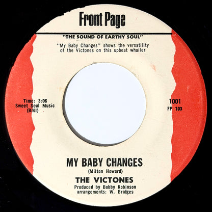 Victones - I Need You So / My Baby Changes [1970 US Original Press - Front Page 101] (7inch)_2