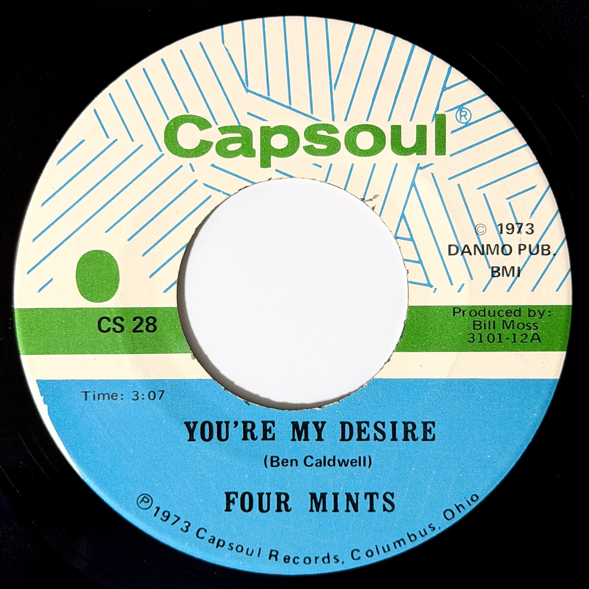 Four Mints - You're My Desire / You Want To Come Back [1973 US Reissue - Capsoul CS 28] (7inch)_1