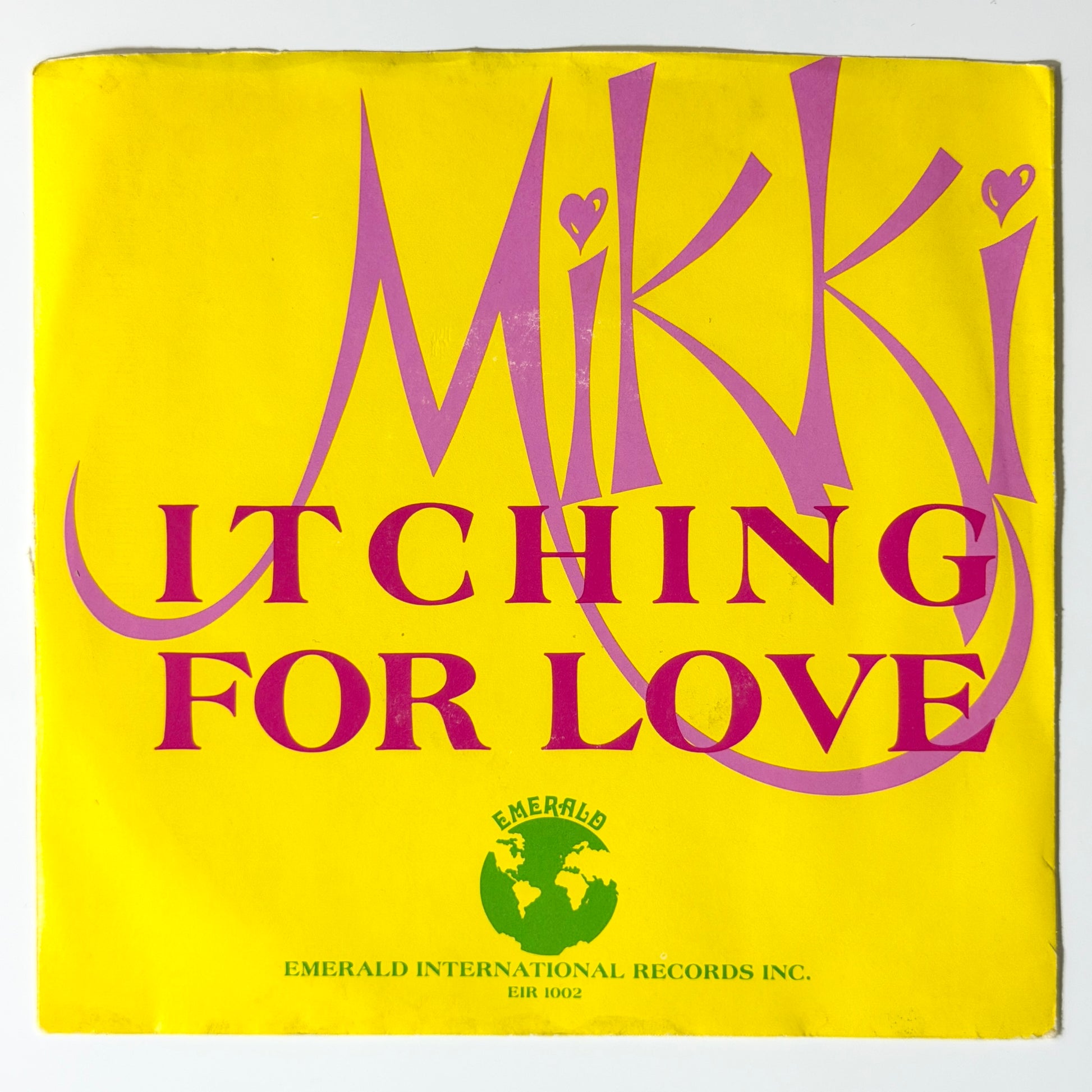 Mikki - Itching For Love / 	Never Enough Time [1982 US Original Press - Emerald International EIR 1002] (7inch)_1