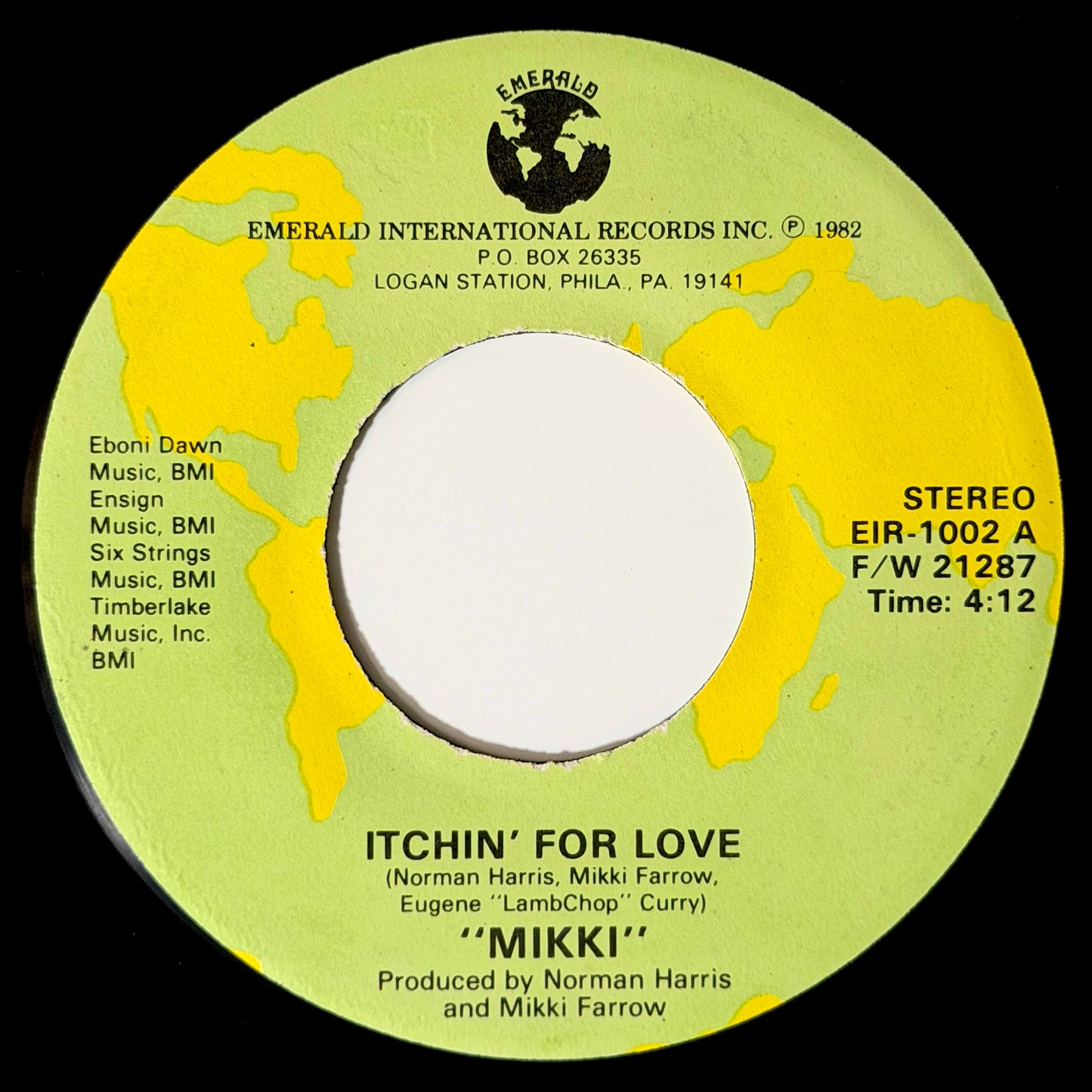 Mikki - Itching For Love / 	Never Enough Time