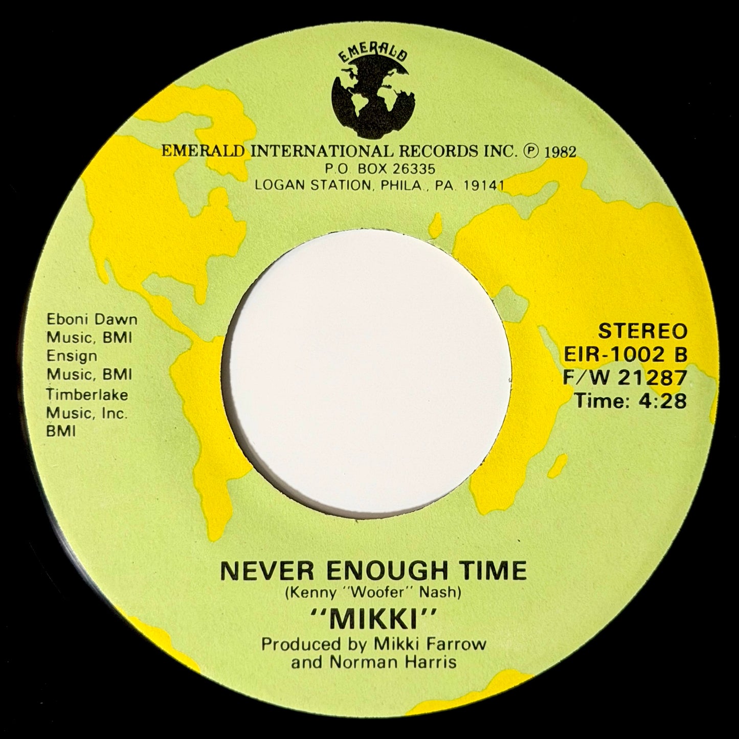Mikki - Itching For Love / 	Never Enough Time