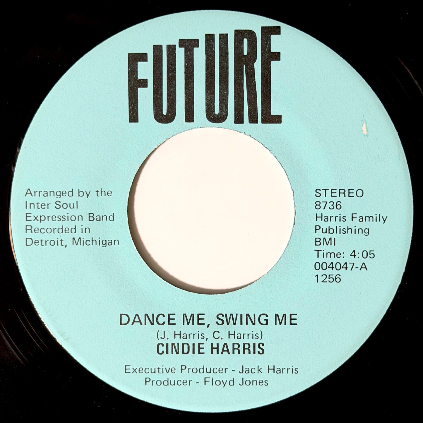 Cindie Harris - Dance Me, Swing Me / Expectations [1980 US Original Press - Future 8736] (7inch)_1