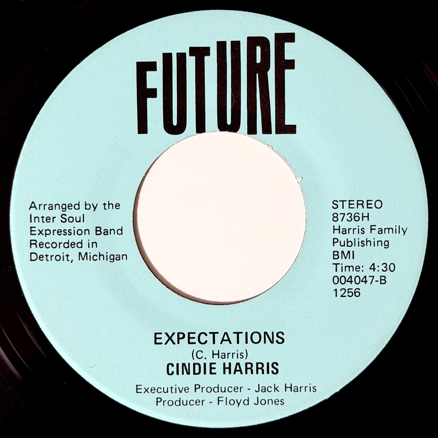 Cindie Harris - Dance Me, Swing Me / Expectations [1980 US Original Press - Future 8736] (7inch)_2