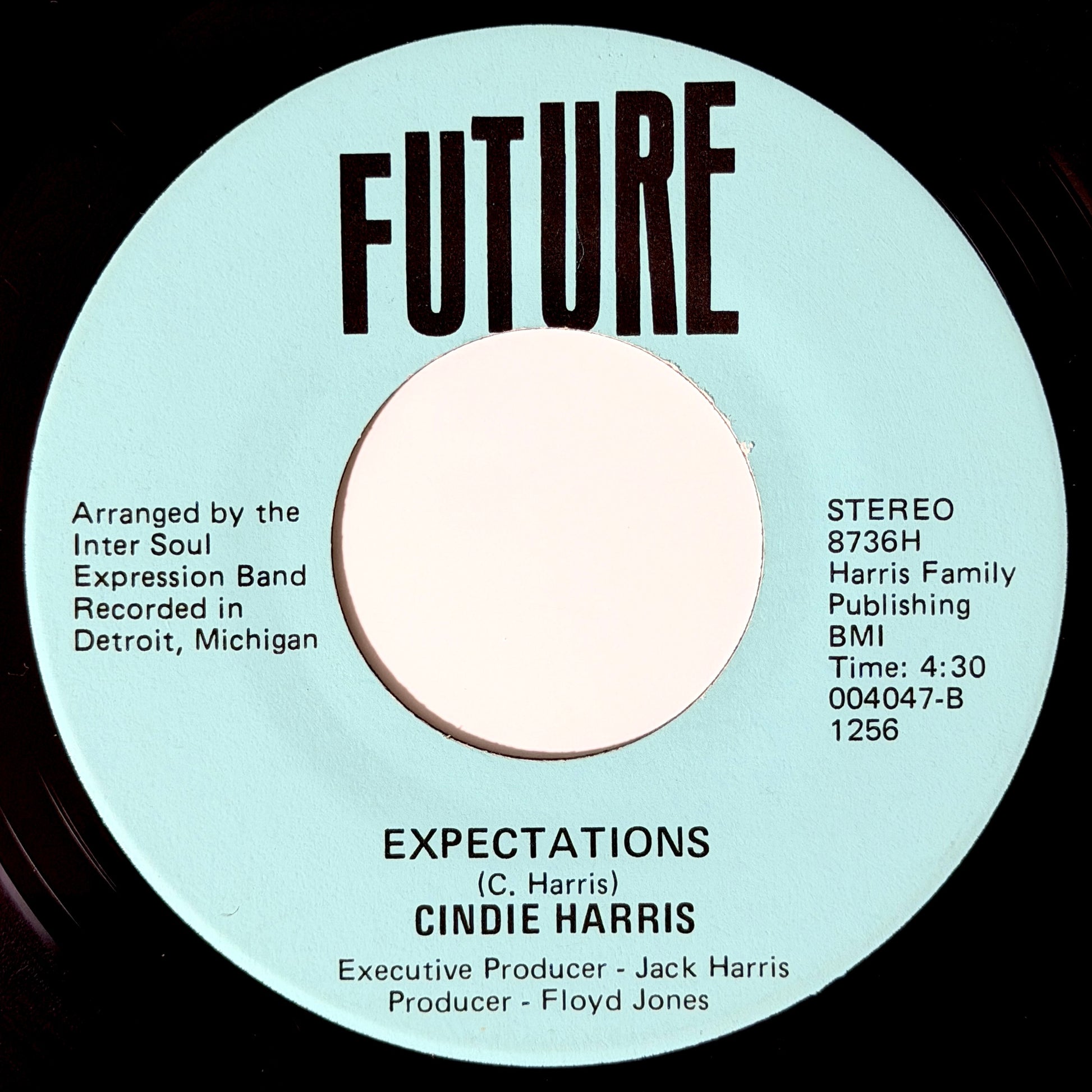 Cindie Harris - Dance Me, Swing Me / Expectations [1980 US Original Press - Future 8736] (7inch)_2