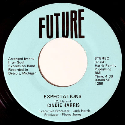 Cindie Harris - Dance Me, Swing Me / Expectations [1980 US Original Press - Future 8736] (7inch)_2
