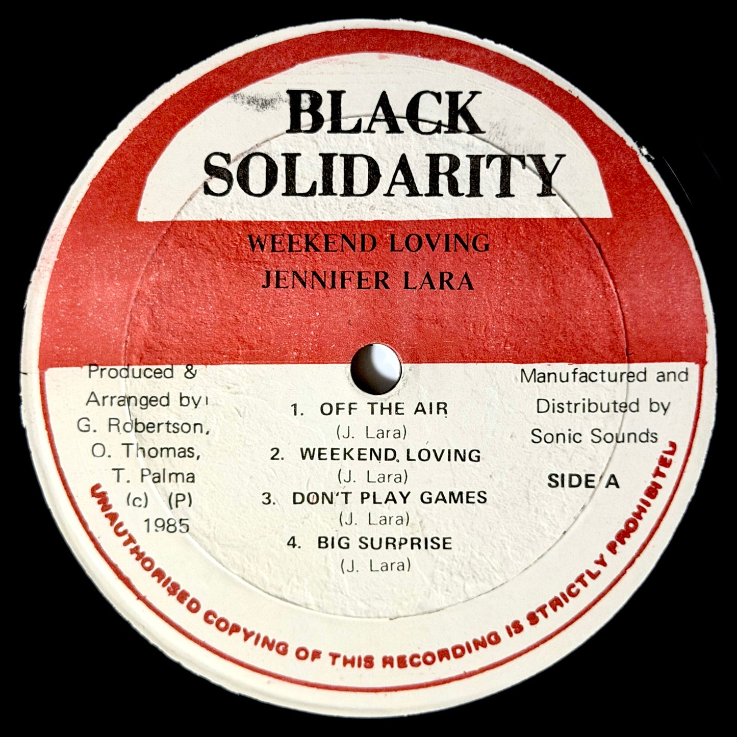 Jennifer Lara - Week-End Loving [1985 US Jamaica - Black Solidarity None] (LP)_4