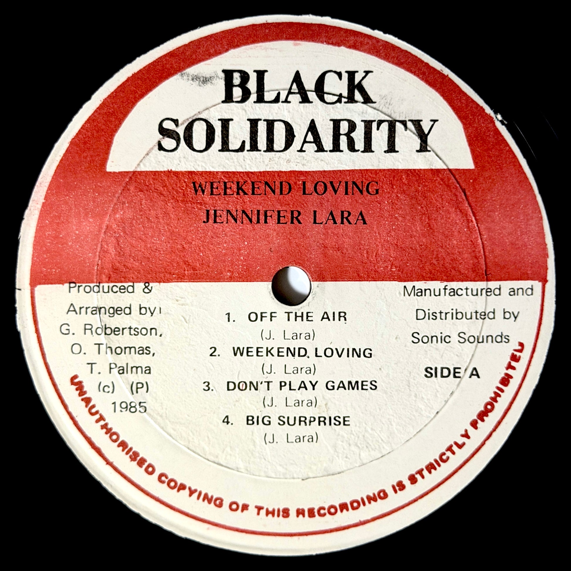 Jennifer Lara - Week-End Loving [1985 US Jamaica - Black Solidarity None] (LP)_4