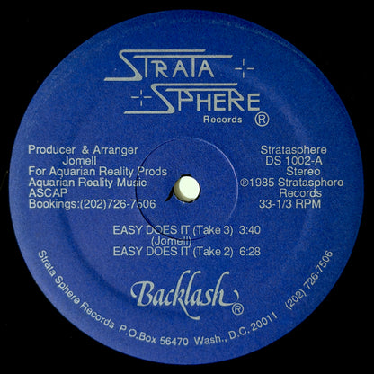 Backlash - Easy Does It / Soft And Easy [1985 US Original Press - Strata Sphere DS 1002] (12inch)_1