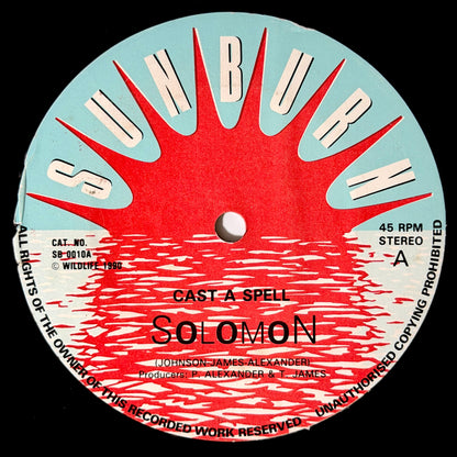 Solomon - Cast A Spell / Give A Little Love [1990 UK Original Press - Sunburn SB 0010] (12inch)_1