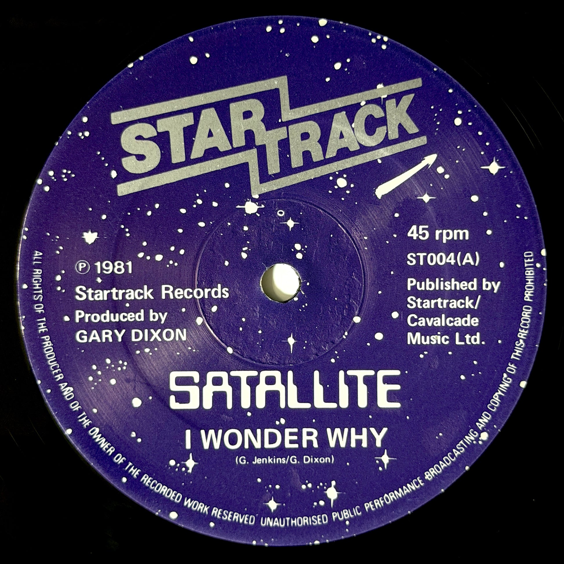 Satallite - I Wonder Why / Combination Two [1981 UK Original Press - Startrack ST 004] (12inch)_1