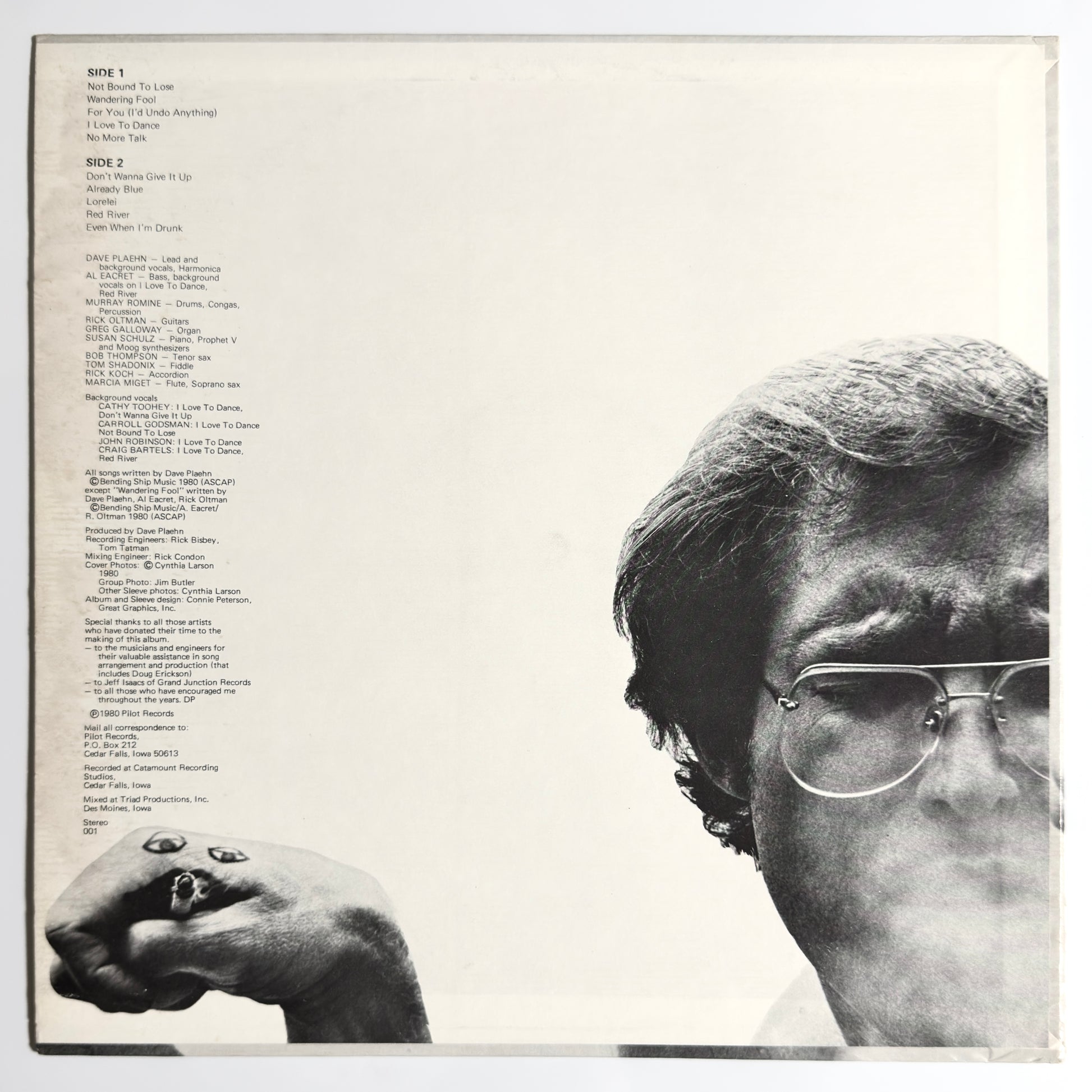 Dave Plaehn - Smokin [1980 US Original Press - Pilot 001] (LP)_2