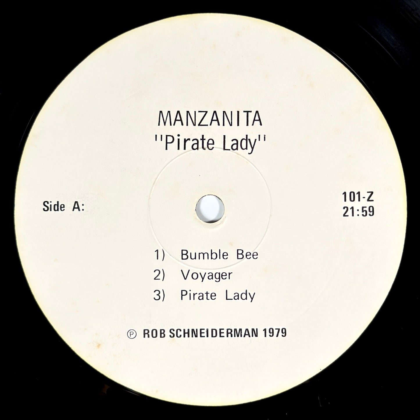 Manzanita - Pirate Lady [1979 US Original Press - Not On Label 101-Z] (LP)_3