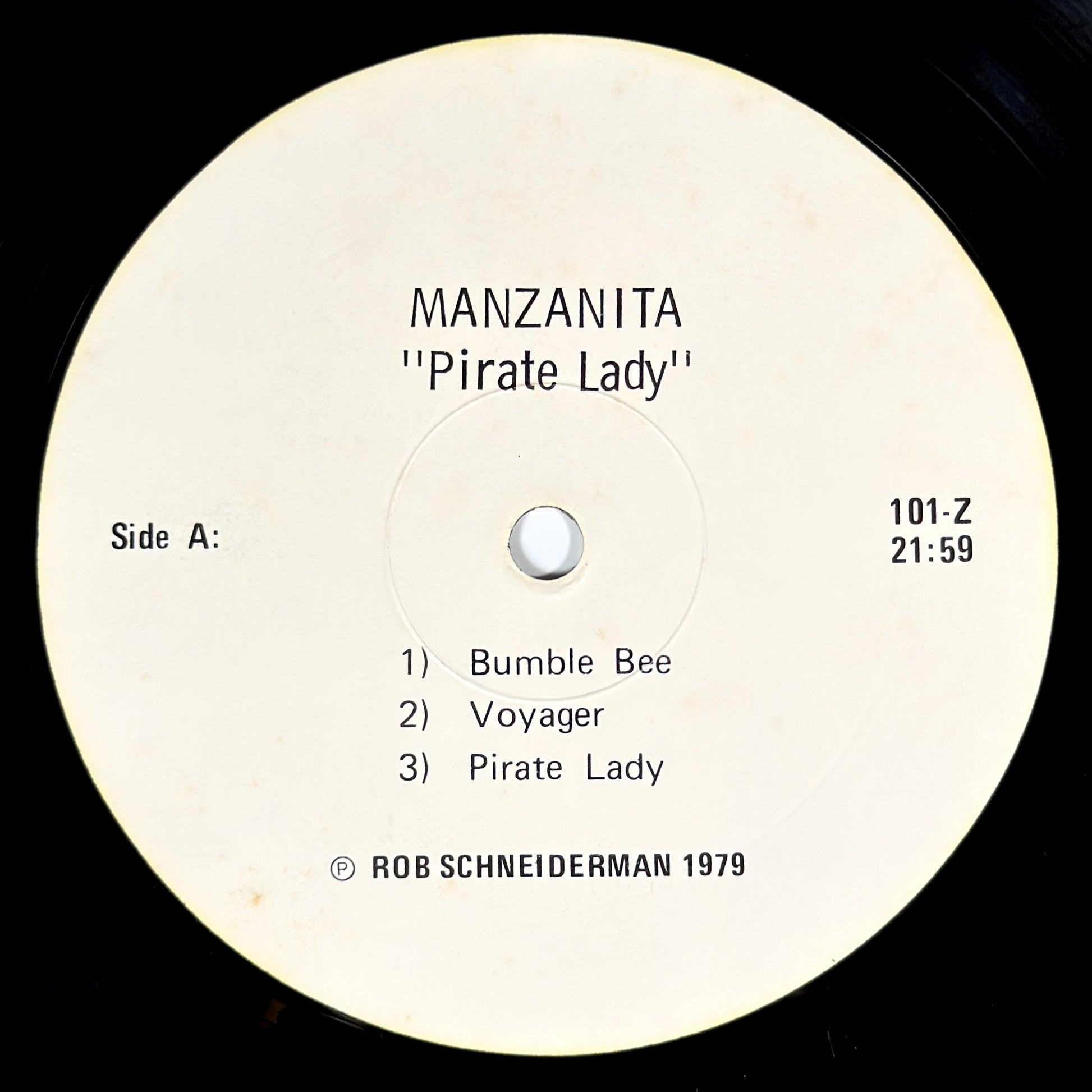 Manzanita - Pirate Lady [1979 US Original Press - Not On Label 101-Z] (LP)_3
