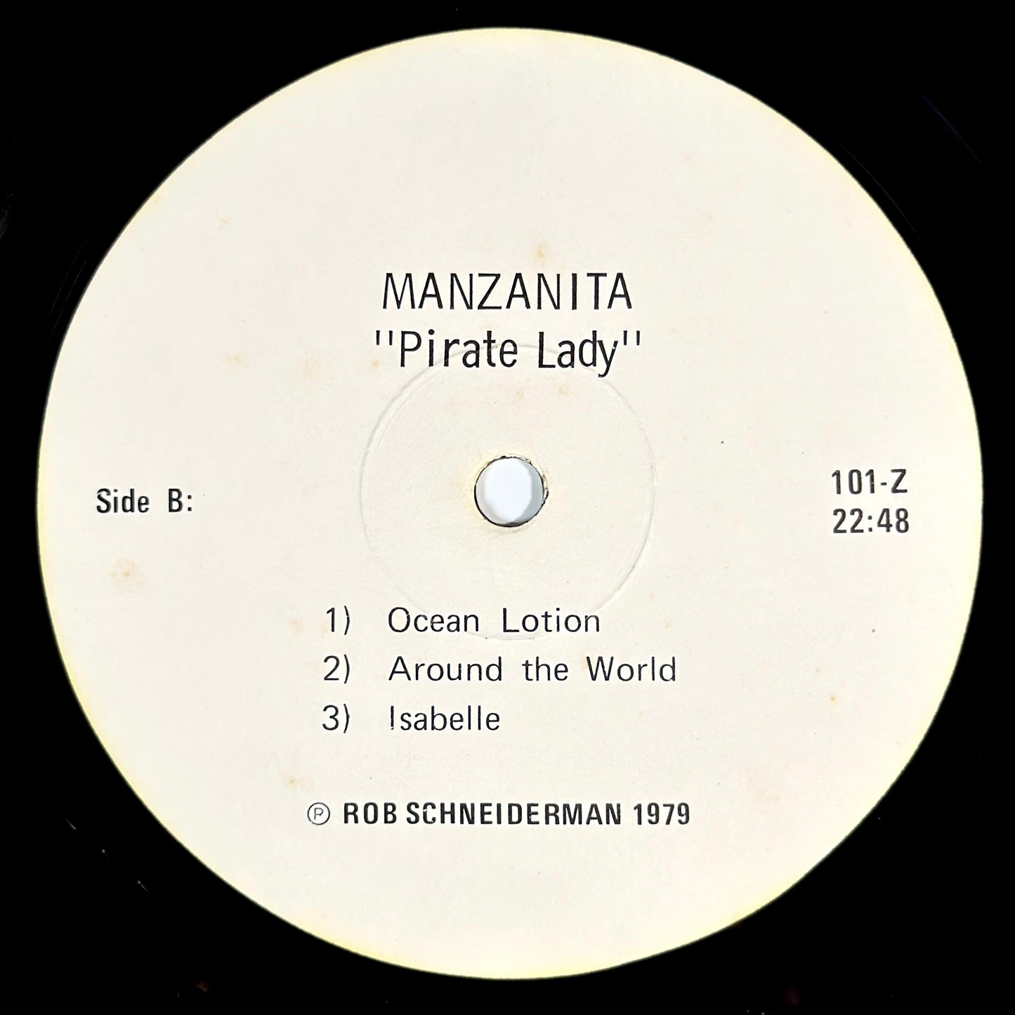 Manzanita - Pirate Lady [1979 US Original Press - Not On Label 101-Z] (LP)_4