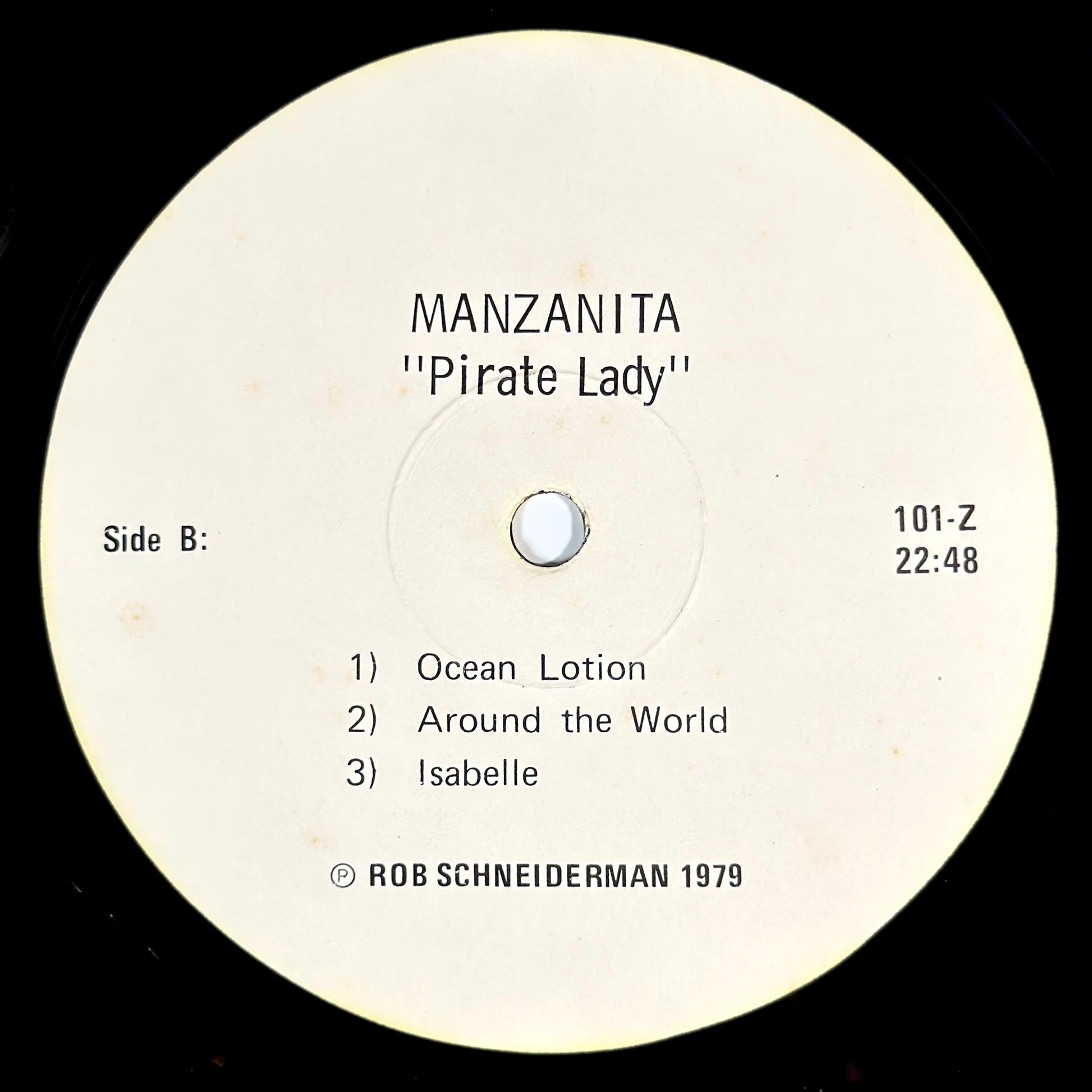 Manzanita - Pirate Lady [1979 US Original Press - Not On Label 101-Z] (LP)_4