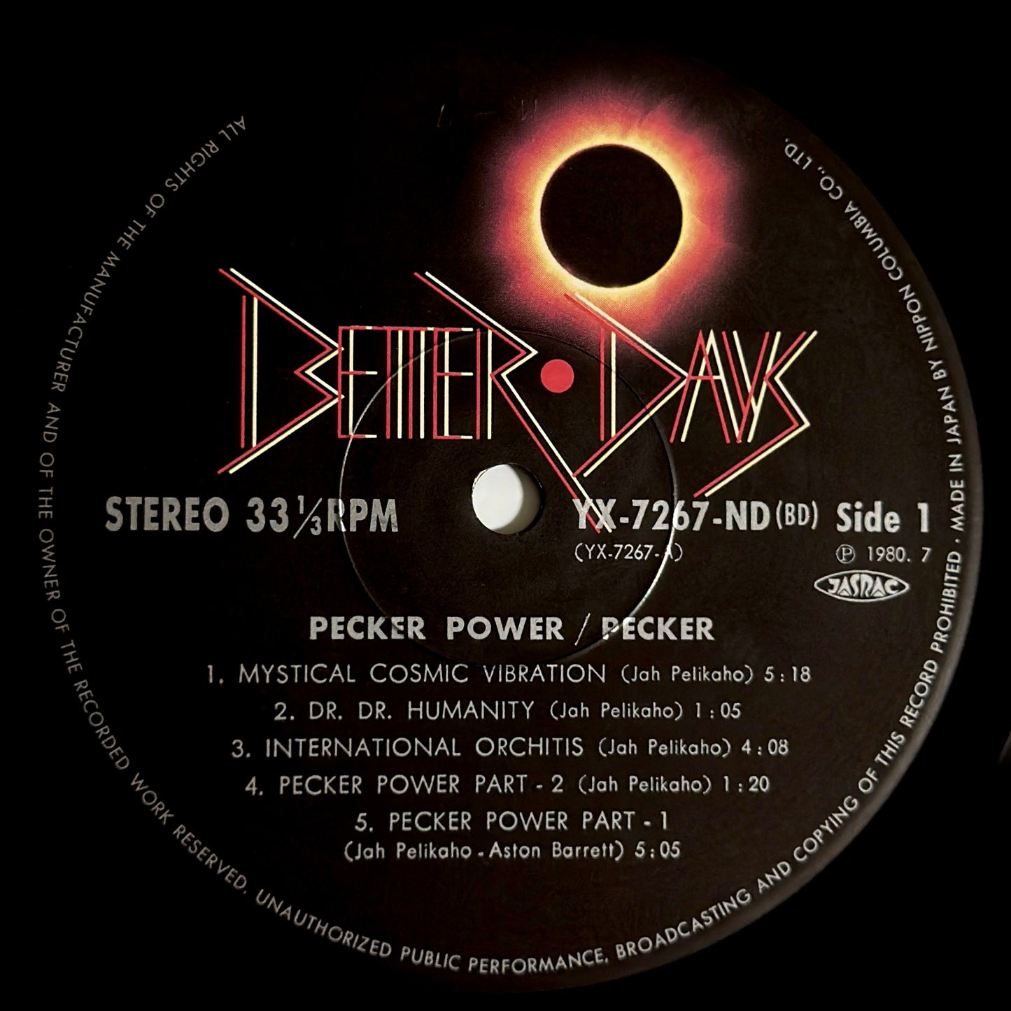 Pecker - Pecker Power [1980 Japan Original Press - Better Days YX-7267-ND] (LP)_3