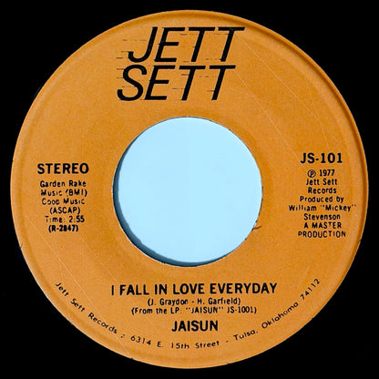 Jaisun - I Fall In Love Everyday / Try And Understand [1977 US Original Press - Jett Sett JS-101] (7inch)_1