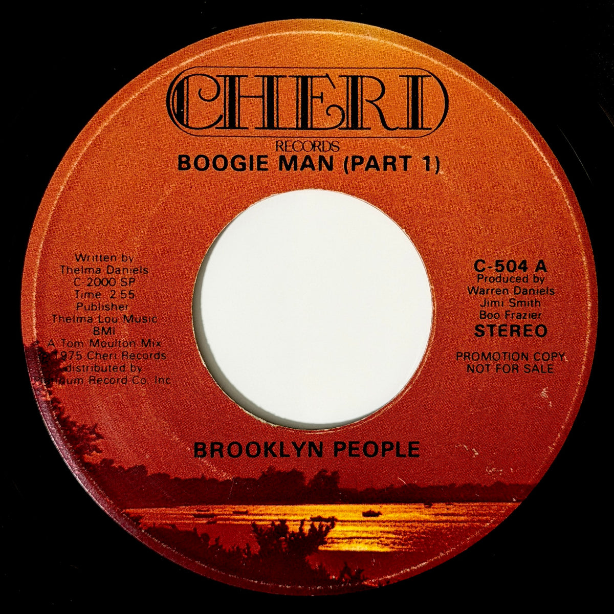 Brooklyn People - Boogie Man (Part 1) / (Part 1) [1975 US Original Press - Cheri C-504] (7inch)_1