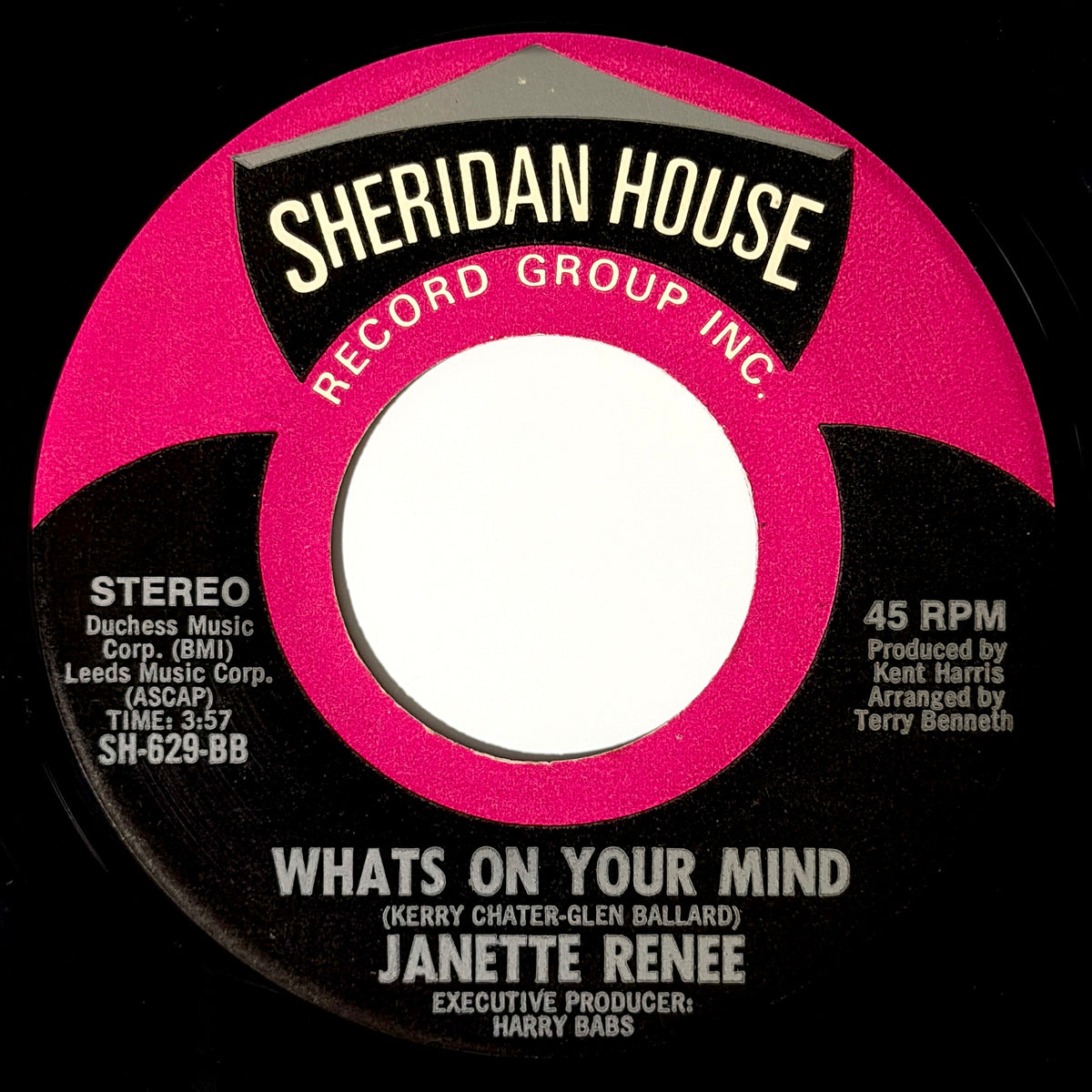 Janette Renee - I'm Gonna Be Your Lover / Whats On Your Mind [- US Original Press - Sheridan House SH-629] (7inch)_2