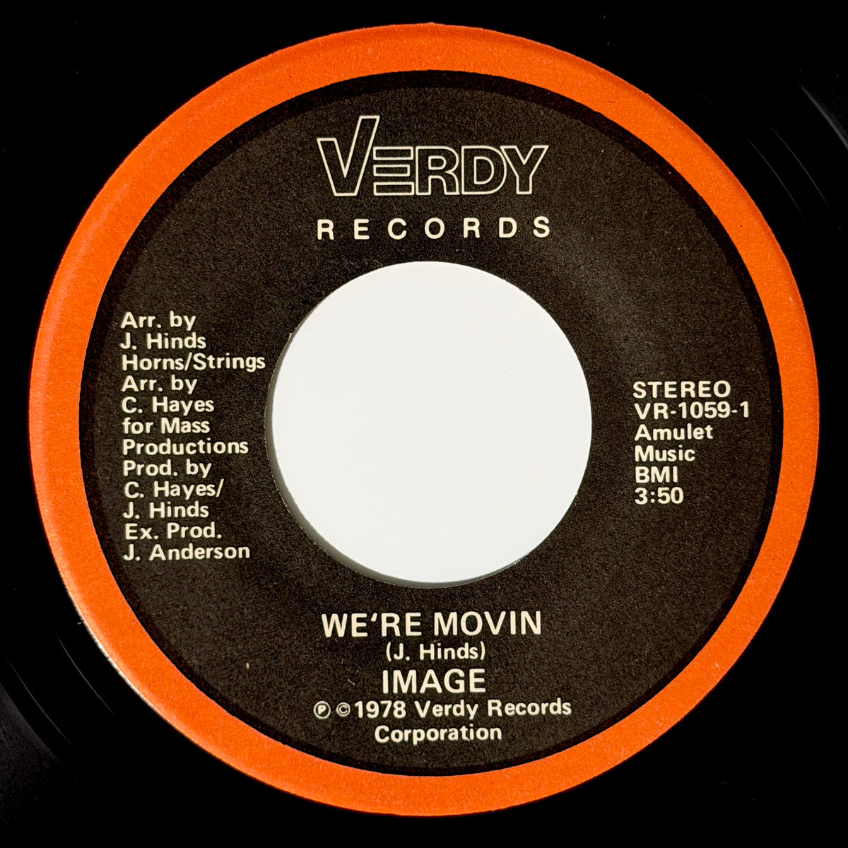 Image - Promises / We're Movin [1978 US Original Press - Verdy VR-1059-1] (7inch)_2